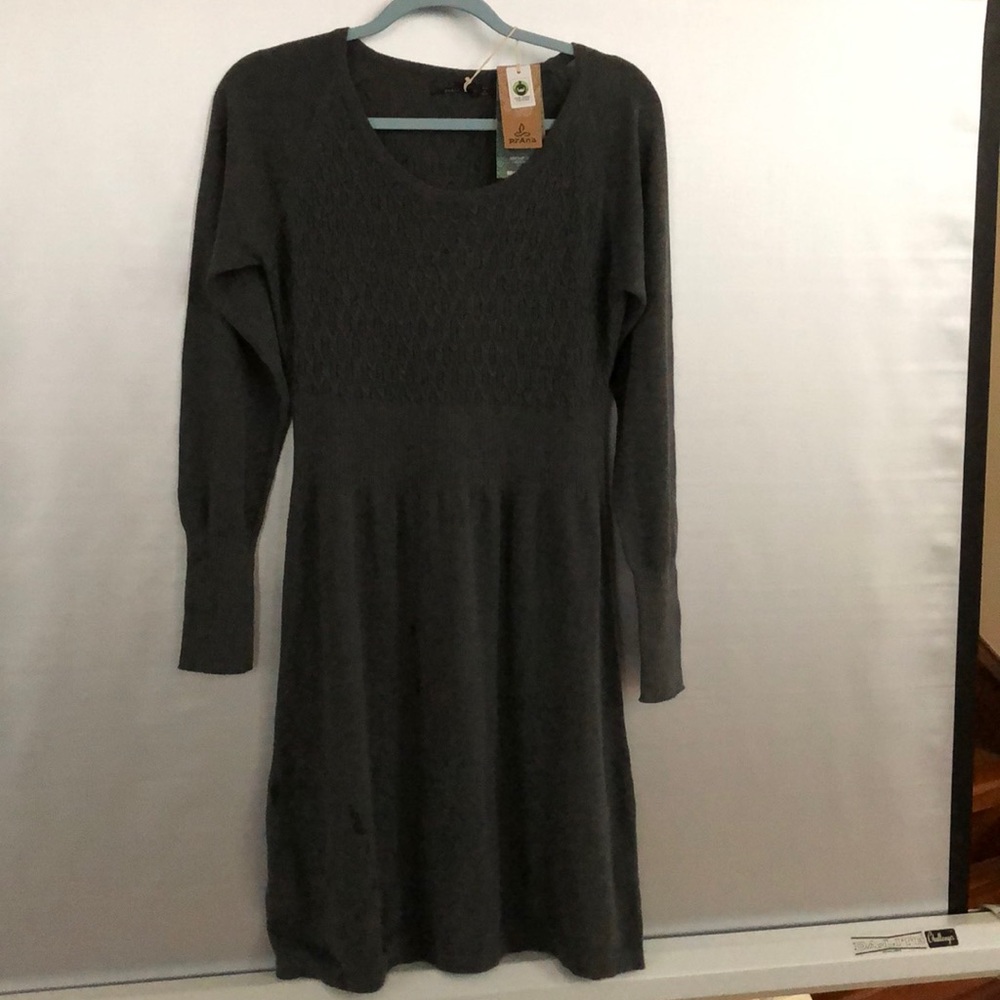 Prana organic cotton knit dress size small